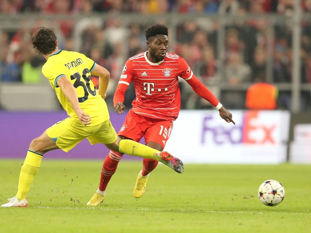 Lockerer Sieg für Bayern München gegen Inter (© FIRO/FIRO/SID/)