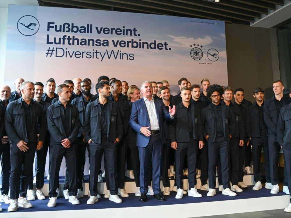 DFB-Team bei Wettanbieter Favorit (© AFP/POOL/SID/ARNE DEDERT)