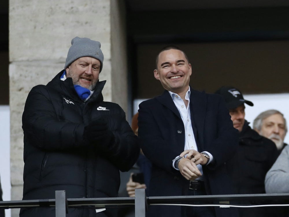 Windhorst will seine Anteile bei Hertha BSC verkaufen (© AFP/SID/ODD ANDERSEN)