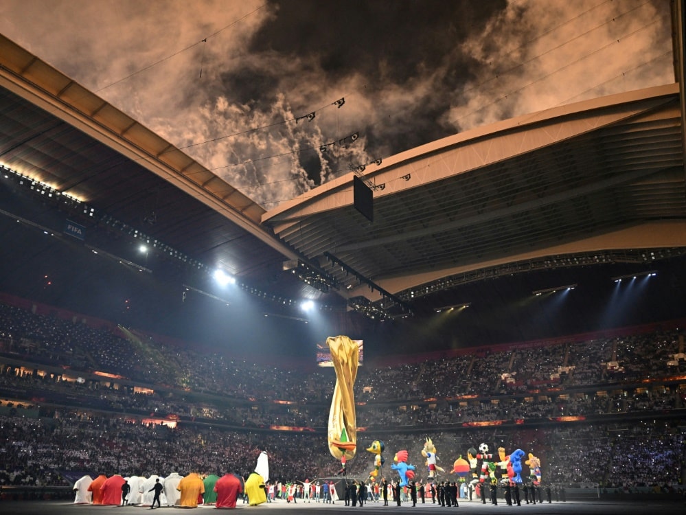Die Fußball-Weltmeisterschaft ist eröffnet (© AFP/SID/GLYN KIRK)