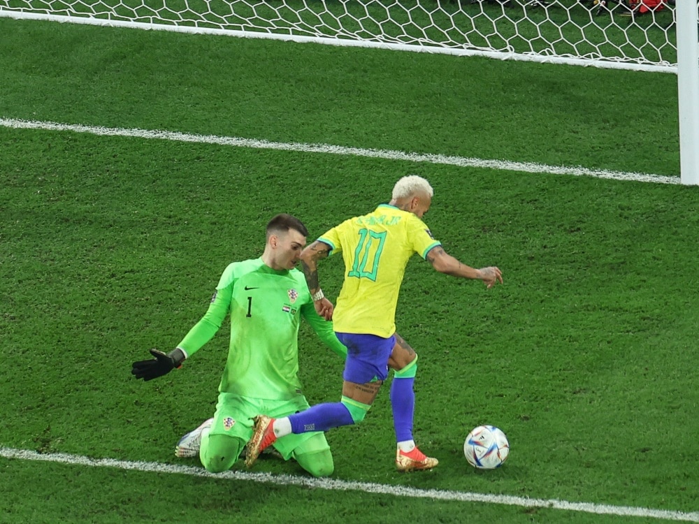 Das 1:0 war Neymars 77. Tor für die Selecao (© AFP/SID/GIUSEPPE CACACE)