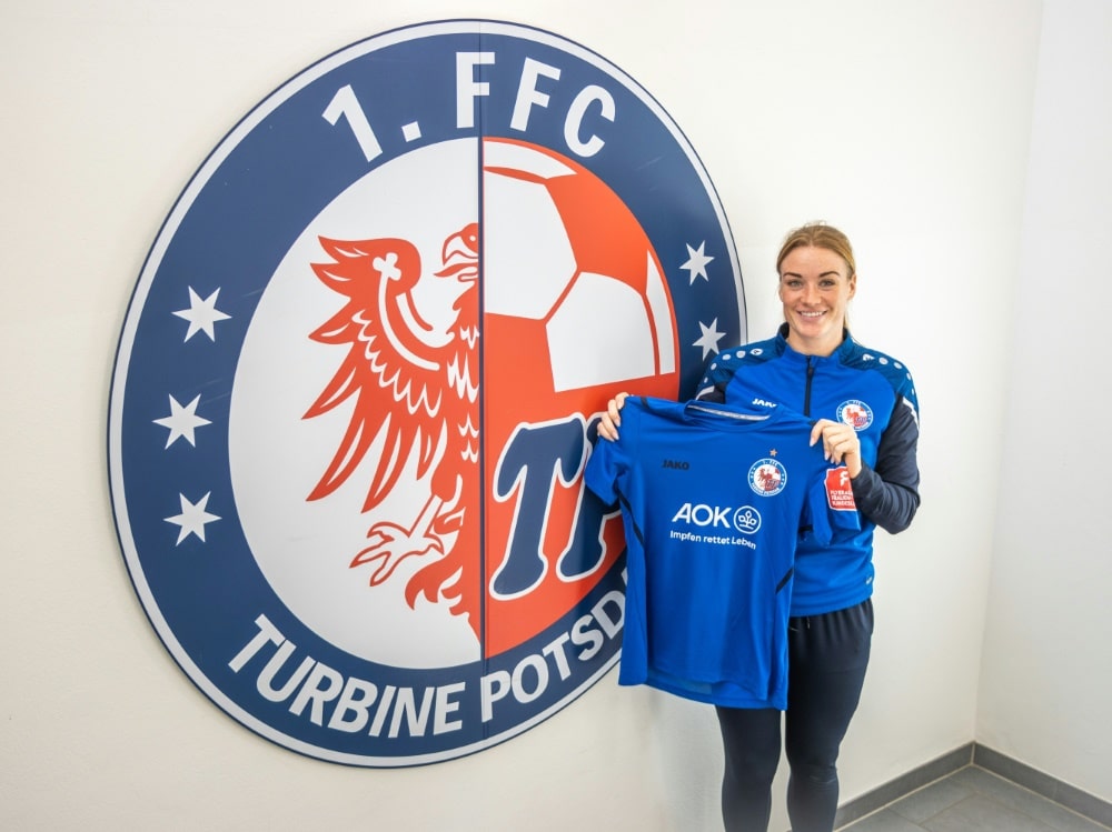Paige Culver soll Potsdam im Abstiegskampf helfen (© 1. FC Turbine Potsdam/1. FC Turbine Potsdam/1. FC Turbine Potsdam/)