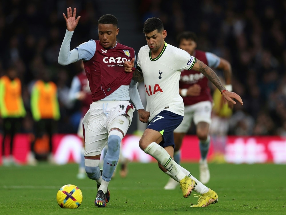 Tottenham kassiert 0:2-Pleite gegen Aston Villa (© AFP/SID/Adrian DENNIS)