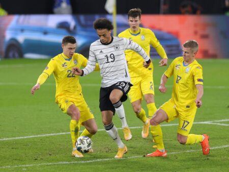 Bild: 1000. Länderspiel: DFB spielt offenbar gegen die Ukraine (© FIRO/FIRO/SID/)