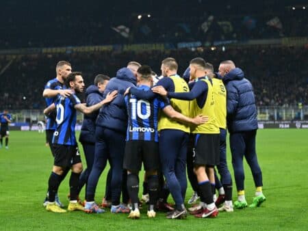 Bild: Inter Mailand gewinnt gegen Udinese Calcio mit 3:1 (© AFP/SID/ANDREAS SOLARO)