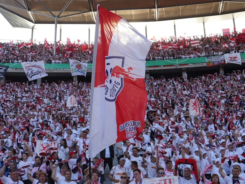 RB Leipzig betrauert den Verlust eines Fans (© FIRO/FIRO/SID/)