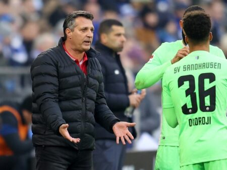 Bild: Sandhausen trennt sich von Trainer Schwartz (© FIRO/FIRO/SID/)