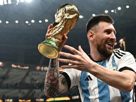 Bild: Laureus World Sports Awards: Messi zählt zu Nominierten (© AFP/SID/ANNE-CHRISTINE POUJOULAT)