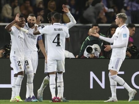 Bild: Real Madrid gewinnt die Klub-WM gegen Al-Hilal (© AFP/SID/FADEL SENNA)