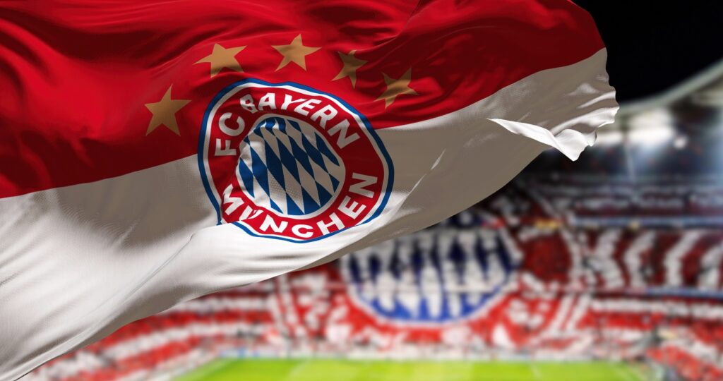 Flagge vom FC Bayern München