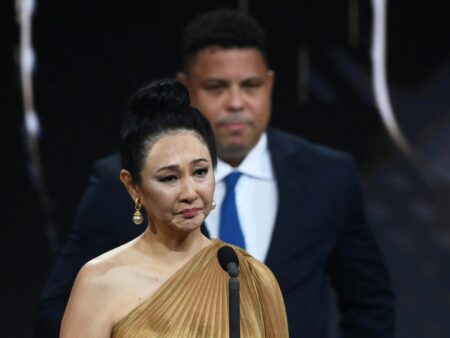 Bild: Erhält 30 Prozent des Pele-Vermögens: Witwe Marcia Aoki (© AFP/AFP/SID/FRANCK FIFE)