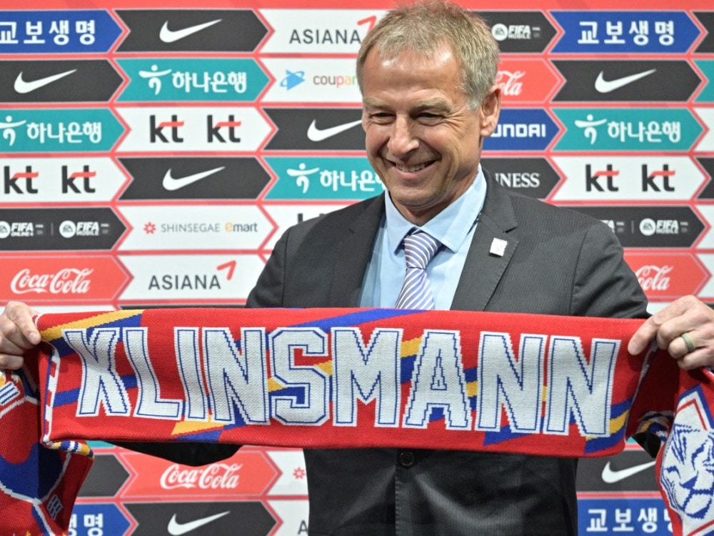 Jürgen Klinsmann ist der neue Nationaltrainer Südkoreas (© AFP/SID/ANTHONY WALLACE)