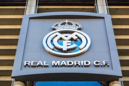 MADRID, SPAIN - Santiago Bernabeu Stadium of Real Madrid