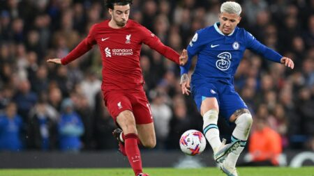 Bild: Keine Tore zwischen Chelsea und Liverpool (© AFP/SID/GLYN KIRK)