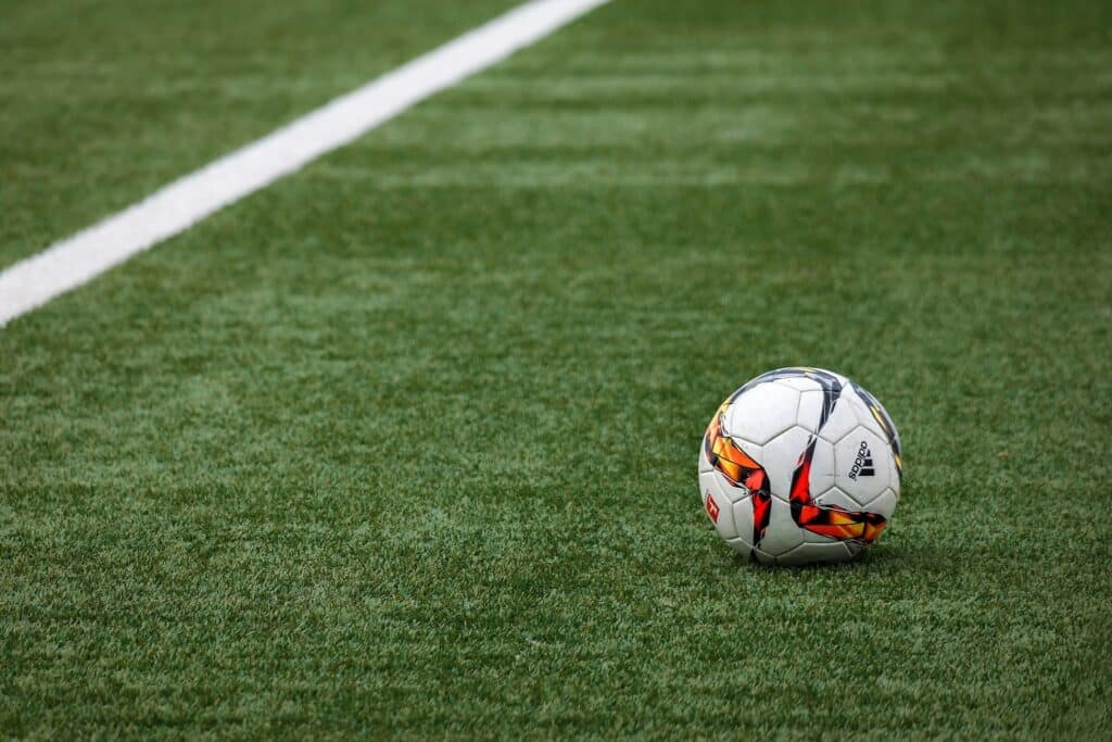 Fußballspiel im Stadion