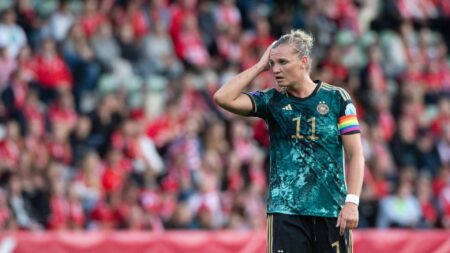 Foto: Alexandra Popp und Co. verlieren in Dänemark © IMAGO/Beautiful Sports/SID/IMAGO/Eibner-Pressefoto/Memmler