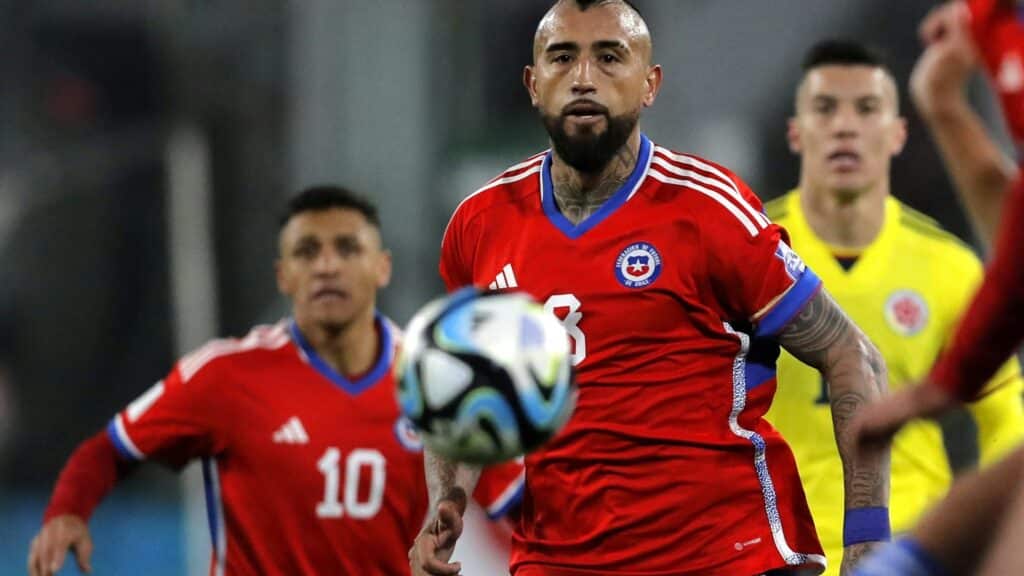 Foto: Vidal verletzte sich gegen Kolumbien © AFP/SID/JAVIER TORRES