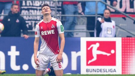 Foto: Eric Martel verletzte sich bei der U21 des DFB © FIRO/SID