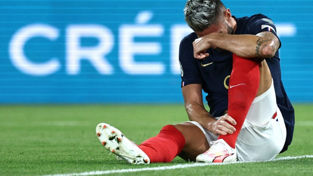 Bild: Giroud fällt gegen Deutschland aus © AFP/SID/ANNE-CHRISTINE POUJOULAT