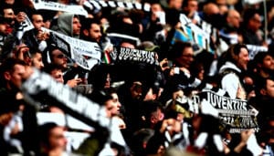 Fans von Juventus Turin aus Italien