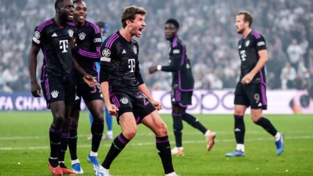 Foto: Bayern München erkämpft sich einen knappen Sieg © IMAGO/PETTER ARVIDSON/SID/IMAGO/PETTER ARVIDSON