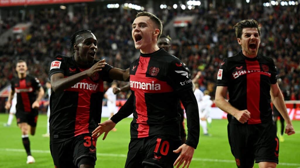 Bild: Leverkusen weiter in der Erfolgsspur (© AFP/SID/INA FASSBENDER)