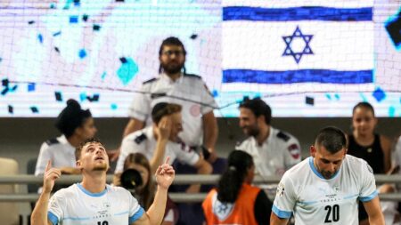 Bild: Heimspiele von Israel zunächst in Ungarn (© AFP/SID/JACK GUEZ)