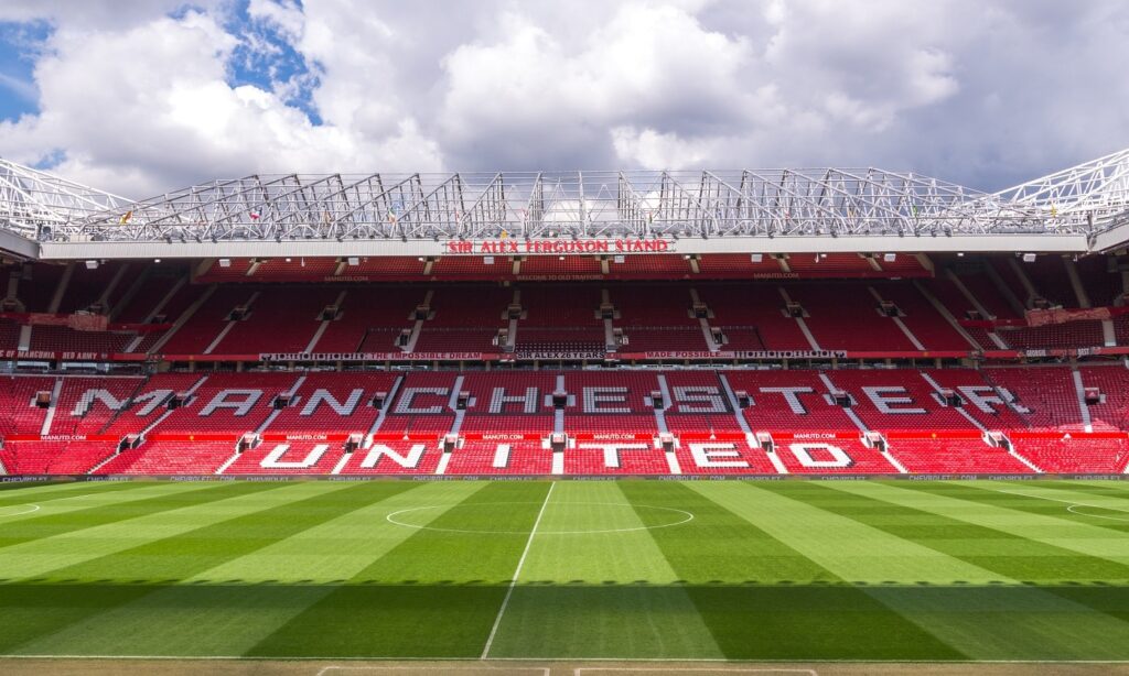 Stadion von Manchester United in England
