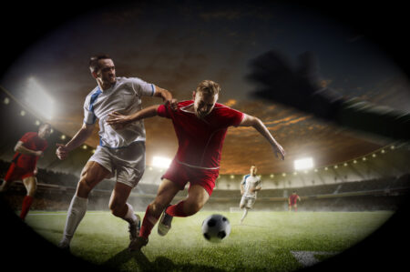 Symbolbild Fußballspiel - Wo kommt das Spiel live? Bild: Shutterstock.com