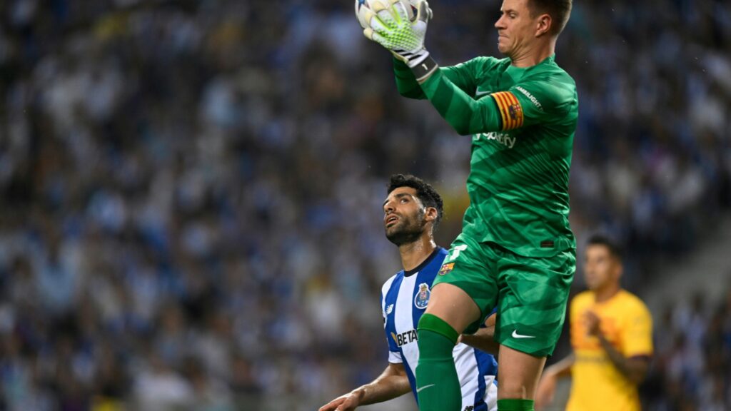 Foto: Marc-Andre ter Stegen befindet sich beim FC Barcelona auf Rekordjagd © AFP/SID/Patricia DE MELO MOREIRA