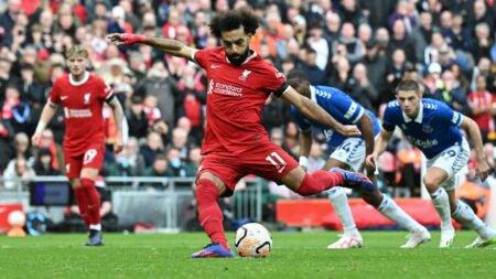 Bild: Salah schießt Liverpool zum Sieg (© AFP/SID/PAUL ELLIS)