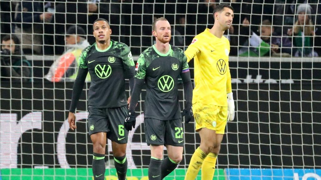 Wolfsburg: Casteels mit mehreren Patzern gegen Gladbach