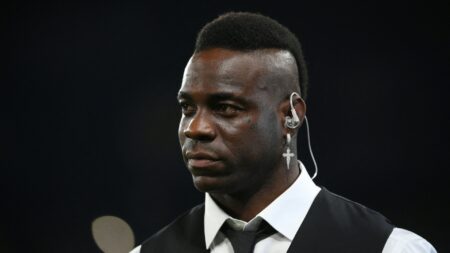 Mario Balotelli hatte einen Unfall mit seinem Auto (© AFP/SID/FRANCK FIFE)