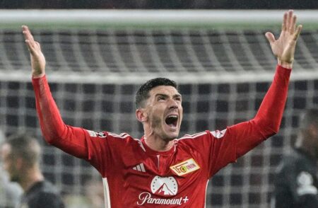 Robin Gosens von Union Berlin © AFP/SID/John MACDOUGALL