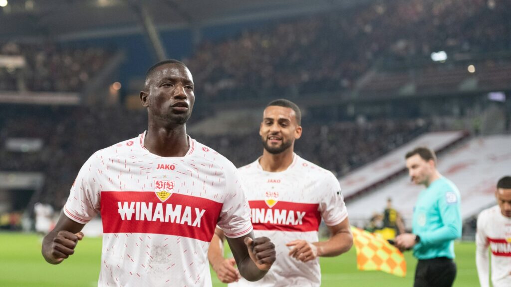Erzielt Siegtor bei Comeback: Serhou Guirassy (© IMAGO/Eibner-Pressefoto/Wolfgang Frank/SID/IMAGO/Eibner-Pressefoto/Wolfgang Frank)