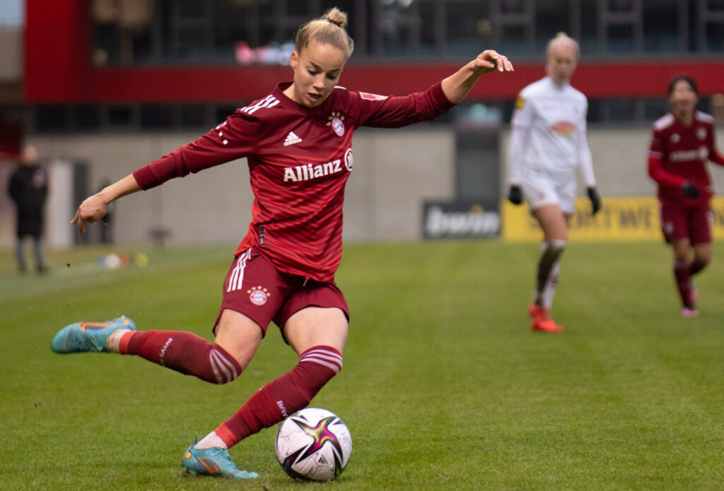 Giulia Gwinn - Bayern München Frauen. Archivbild: Merk Picture / Shutterstock.com