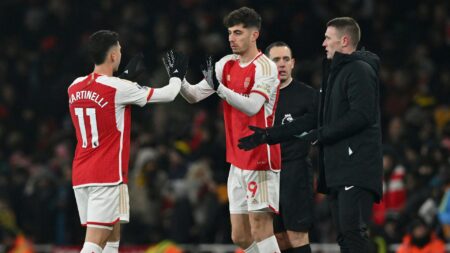 Erneut nur Joker: Kai Havertz (© AFP/SID/Glyn KIRK)