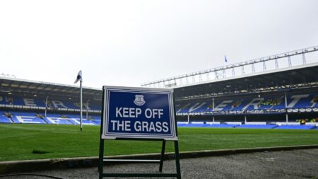 Bild: Everton spielt seine letzte Saison im Goodison Park (© AFP/SID/PAUL ELLIS)