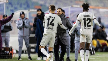 Schick traf nach seiner Einwechslung (© IMAGO/MICHAEL ERICHSEN/SID/IMAGO/MICHAEL ERICHSEN)