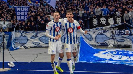 Hertha BSC Berlin gewinnt gegen Magdeburg