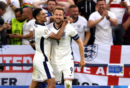 England - Bellingham und Harry Kane