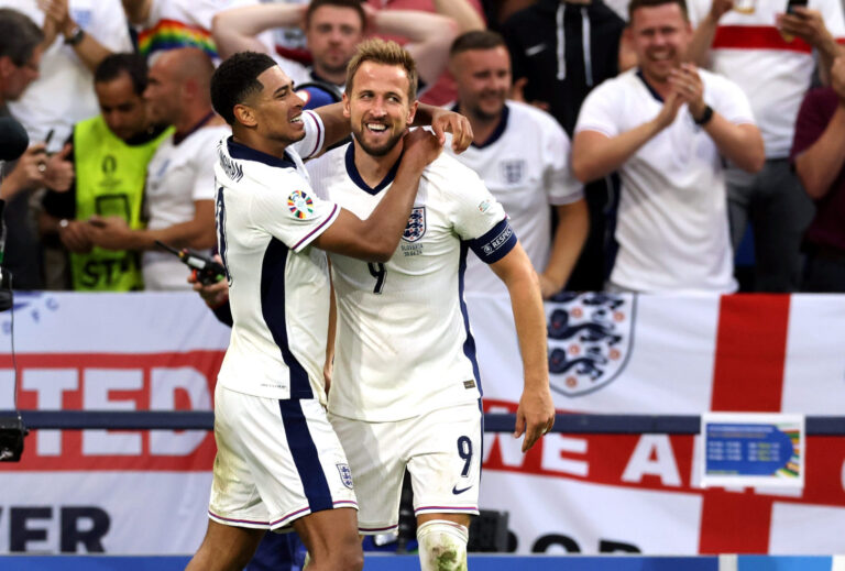 Harry Kane vom FC Bayern schießt Albanien ab und führt England zur Weltmeisterschaft England - Bellingham und Harry Kane