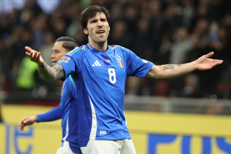 Satte Niederlage in Mailand: Italien geht gegen Norwegen 1:4 unter Sandro Tonali Italien